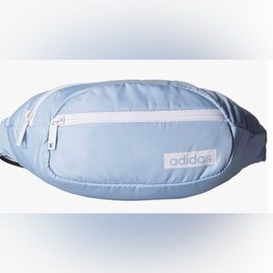 ADIDAS Core Waist Pack Glow Blue/White/Black NWT